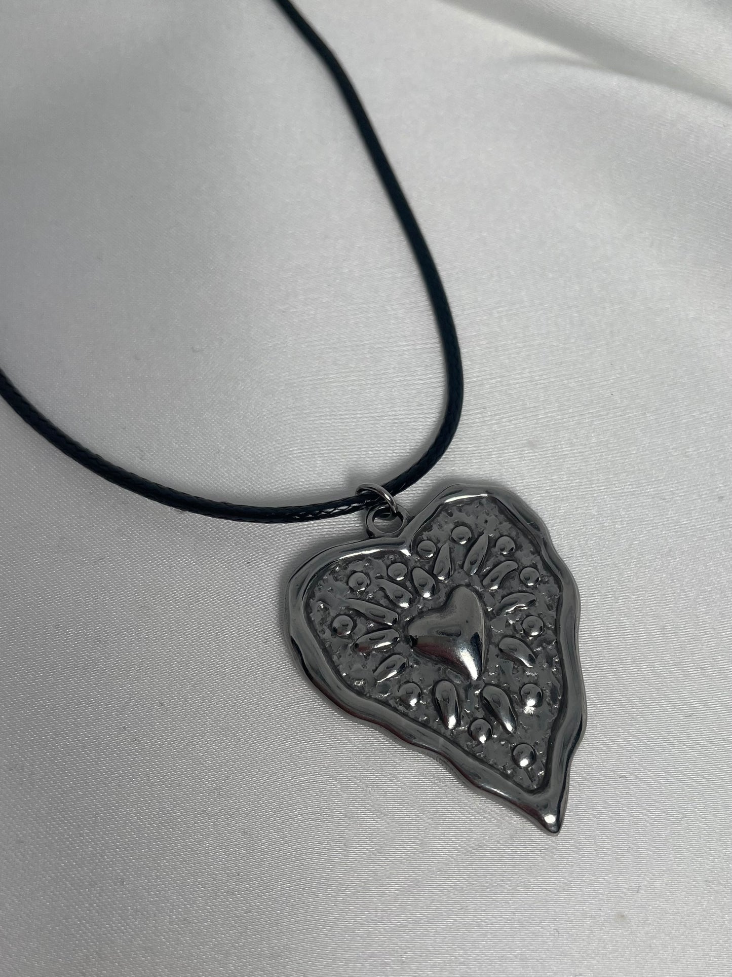 "amore" necklace silver