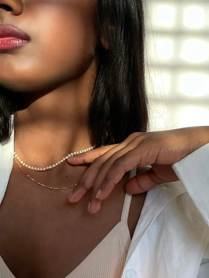 "classico" necklace gold/silver