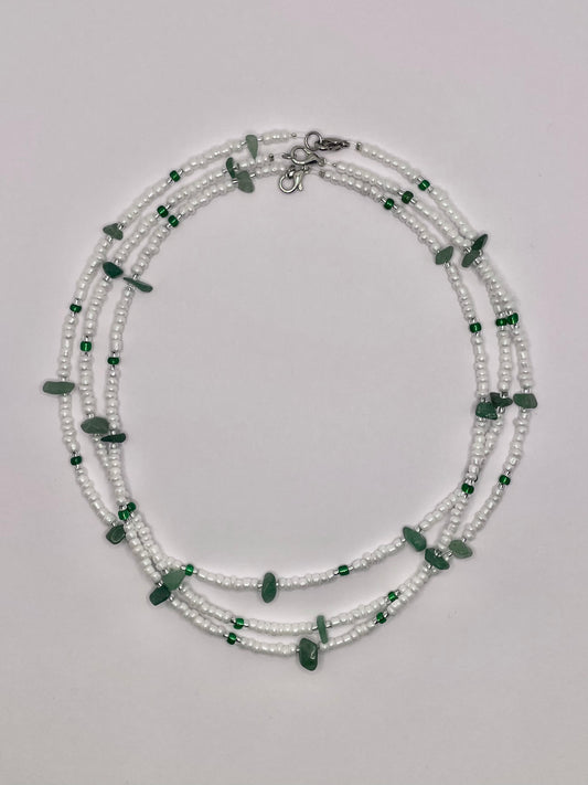 "green goddess" necklace